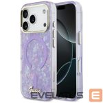 Muud kaubad Guess  Guess IML Shell Script Metal MagSafe Case for iPhone 17 Pro Max - Purple 