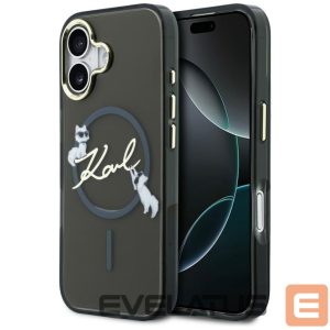 Muud kaubad Karl Lagerfeld  Karl Lagerfeld IML Choupettes Karl Script Logo MagSafe iPhone 17 Case - Black 
