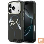 Tagakaaned Karl Lagerfeld  Karl Lagerfeld IML Choupettes Karl Script Logo MagSafe Case for iPhone 17 Pro - Black 