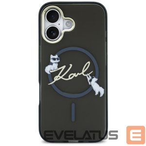Muud kaubad Karl Lagerfeld  Karl Lagerfeld IML Choupettes Karl Script Logo MagSafe iPhone Air Case - Black 