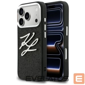 Muud kaubad Karl Lagerfeld  Karl Lagerfeld IML Glitter KL Diamond Logo Case for iPhone 17 Pro - Black 