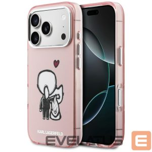 Muud kaubad Karl Lagerfeld  Karl Lagerfeld Karl & Choupette Back MagSafe Case for iPhone 17 Pro Max - Pink 