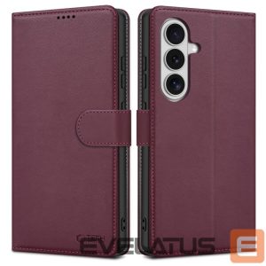 Muud kaubad Tech-Protect  Tech-Protect Wallet Case for Samsung Galaxy S26 - Burgundy 