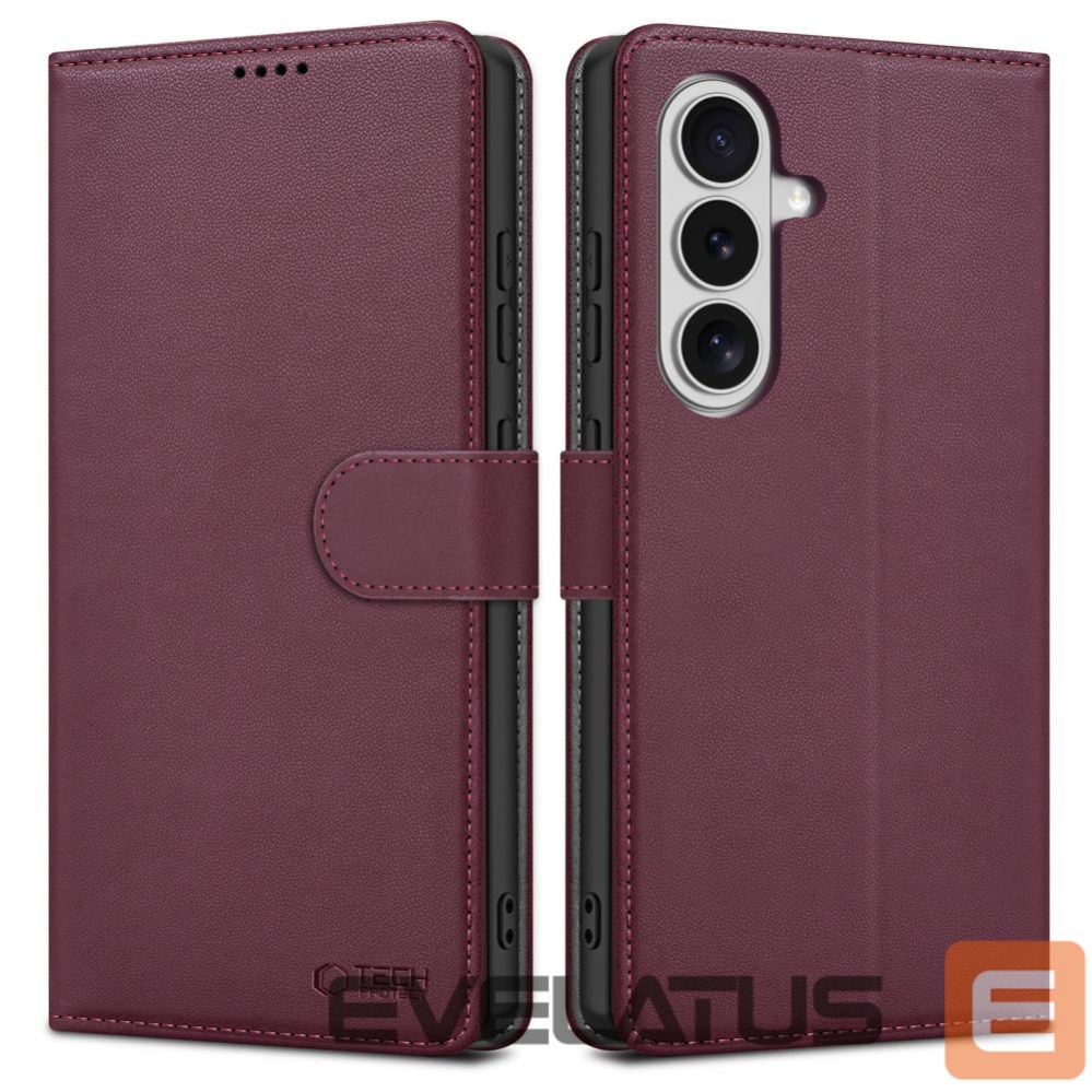 Muud kaubad Tech-Protect Tech-Protect Wallet Case for Samsung Galaxy S26 - Burgundy