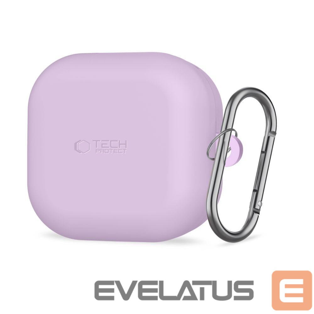 Muud kaubad Tech-Protect Tech-Protect Silicone Hook Case for Samsung Galaxy Buds 4 / 4 Pro - Purple