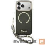 Muud kaubad Guess  Guess IML Glitters Script Strap MagSafe case for iPhone 17 Pro Max - black 