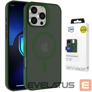 Muud kaubad 3MK  3mk Smoke MagCase for iPhone 16 Pro Max - Green-Translucent 