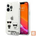 Muud kaubad Karl Lagerfeld  Karl Lagerfeld Transparent Karl & Choupette Case for iPhone 13 Pro / 13 - Transparent 