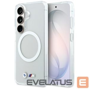 Muud kaubad BMW  BMW IML Shockproof Metal Logo MagSafe Case for Samsung Galaxy S26 - Transparent 