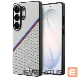 Muud kaubad BMW  BMW Tricolor Metal Logo MagSafe Case for Samsung Galaxy S26 Ultra - Gray 