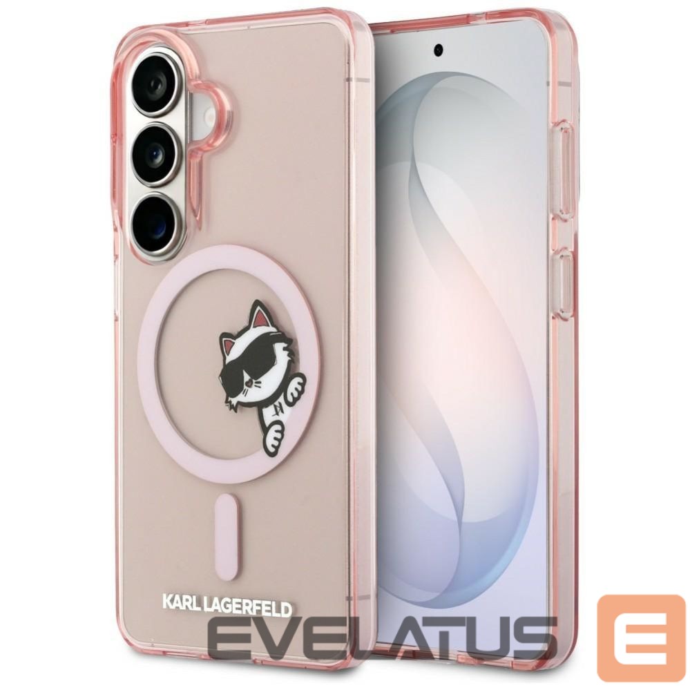 Muud kaubad Karl Lagerfeld Karl Lagerfeld IML Peekaboo Choupette MagSafe Case for Samsung Galaxy S26 - Pink