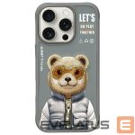 Muud kaubad Nimmy  Nimmy Cool&Cute 2.0 Bear Case for iPhone 16 Pro - Gray 