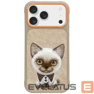 Muud kaubad Nimmy  Nimmy Big Eyed Pet 2.0 Cat Case for iPhone 17 Pro Max - Beige 