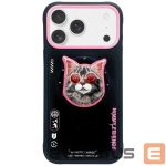 Muud kaubad Nimmy  Nimmy Glasses Cool Cat MagSafe Case for iPhone 17 Pro - Black and Pink 