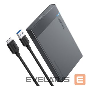 Kaabel Ugreen  Ugreen bay for HDD SSD disk housing 2.5 '' SATA USB 3.2 Gen 1 (5 Gbps) micro USB SuperSpeed + 0.5 m cable black (US221 30848) 