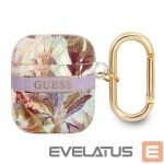Tagakaaned Guess  Guess GUA2HHFLU AirPods cover purple/purple Flower Strap Collection 
