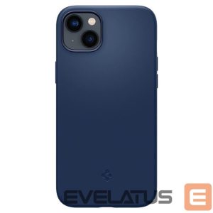 Tagakaaned Spigen  Spigen Silicone Fit Mag Case with MagSafe for iPhone 14 Plus - Blue 