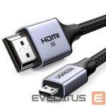 Kaabel Ugreen  Ugreen HD164 15516 micro HDMI / HDMI 2.1 8K cable 1m - gray 