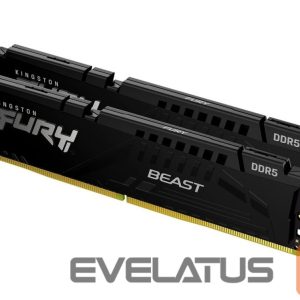 Operatiivmälu DDR4 Kingston  KF560C30BBEK2-32 32GB 6000MT/s DDR5 CL30 DIMM (Kit of 2) FURY Beast Black EXPO 