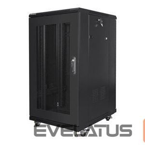 Muud kaubad Lanberg  | Rack cabinet 19" free-standing 22U/600x800 (flat pack) with mesh door | FF01-6822-23B | Black 
