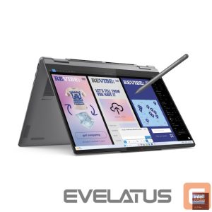 Sülearvuti Lenovo  Yoga 7 2-in-1 14ILL10 | Luna Grey | 14 " | OLED | Touchscreen | WUXGA | 1920 x 1200 pixels | Intel Core Ultra 7 | 256V | 16 GB | Soldered LPDDR5x | Solid-state drive capacity 512 GB | Intel Arc Graphics 140V | Windows 11 Home | 802.11be | Bluetooth version 5.4 | Keyboard language English | Keyboard backlit | Warranty 24 month(s) | Battery warranty 12 month(s) 