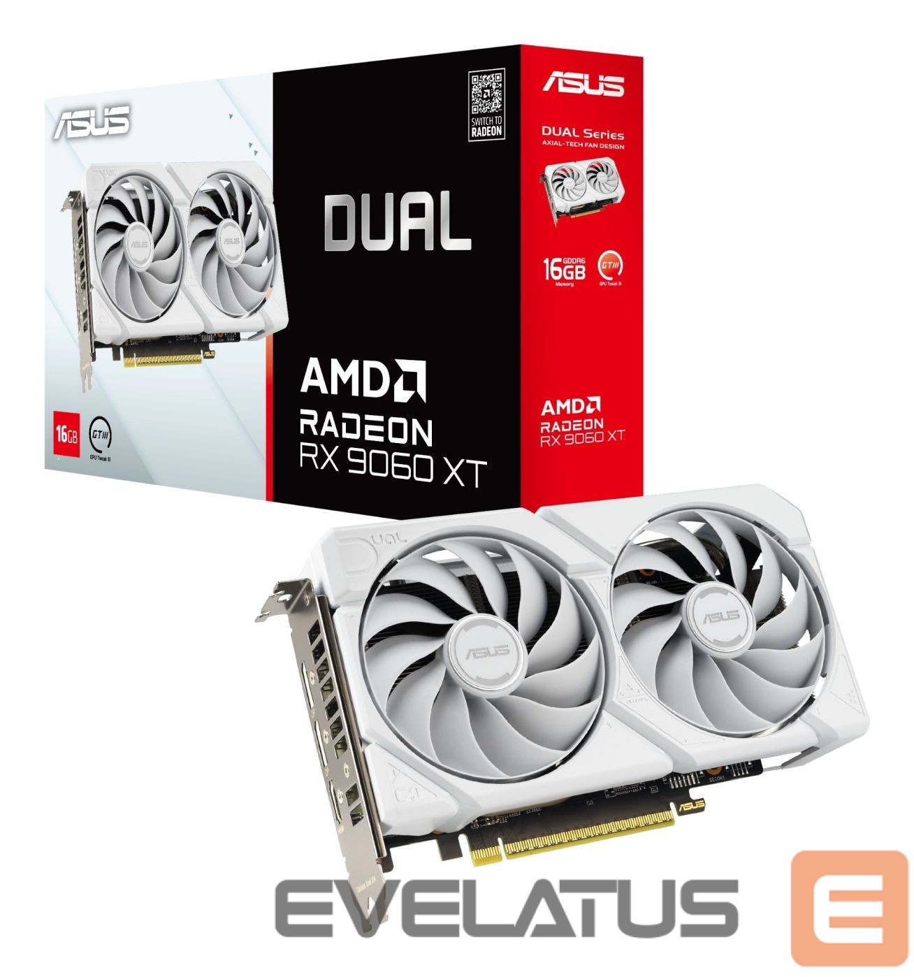 Graafikakaart / ideokaardid Asus Dual Radeon RX 9060 XT 16GB GDDR6 | AMD | 16 GB | Radeon RX 9060 XT | GDDR6 | HDMI ports quantity 1 | PCI Express 5.0