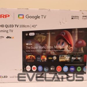 Televiisorid Sharp  SALE OUT.  43HR7265E | 43 | Smart TV | Google TV | Black | DAMAGED PACKAGING 