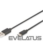 Kaabel Digitus  USB Type-C connection cable, Type USB-A to USB-C | AK-300154-018-S 