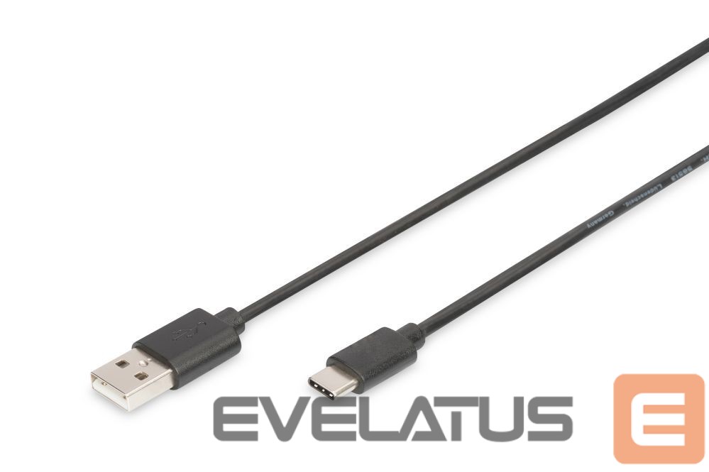 Kaabel Digitus USB Type-C connection cable, type USB-A - USB-C | AK-300154-010-S