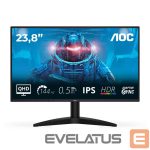 Monitorid AOC  | Q24B36X | 24 " | IPS | QHD | 16:9 | 144 Hz | 4 ms | 2560 x 1440 pixels | 300 cd/m² | HDMI ports quantity 1 | Black 