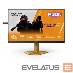 Monitorid AOC  CS24A | 24 " | TN | FHD | 16:9 | 610 Hz | 0.5 ms | 1920 x 1080 pixels | 500 cd/m² | HDMI ports quantity 2 | Black/Orange 