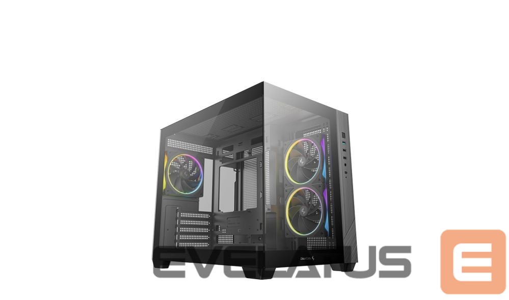 Arvuti korpus Deepcool Case | CG330 3F | Black | Micro ATX | Power supply included No