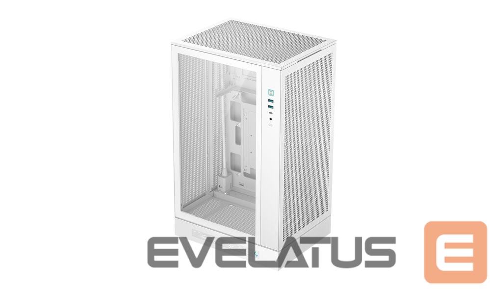 Arvuti korpus Deepcool Case | CH270 DIGITAL WH | White | Mini Tower | Power supply included No