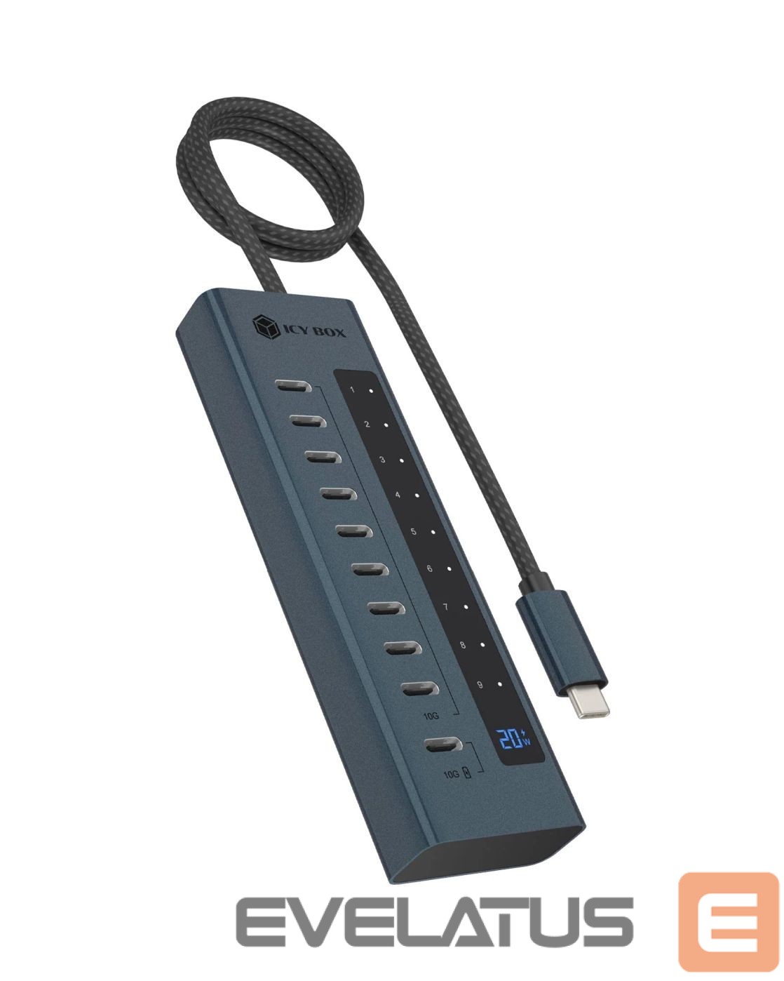 Muu arvutitarvik Raidsonic Icy Box 10 ports USB Type-C Gen 2 hub