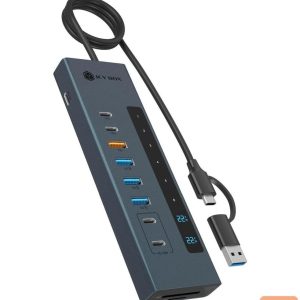 Muu arvutitarvik Raidsonic  Icy Box USB Hub 11-in-1 USB-C Hub USB 3.2 Gen 2 PD 