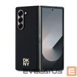 Tagakaaned DKNY - DKNY PU Leather Repeat Pattern Stack Logo MagSafe Case for Samsung Galaxy Z Fold 6 Black 