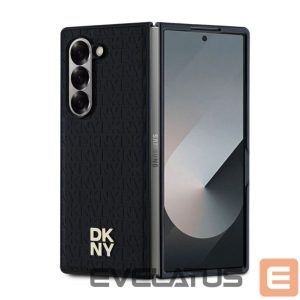 Tagakaaned DKNY - DKNY PU Leather Repeat Pattern Stack Logo MagSafe Case for Samsung Galaxy Z Fold 6 Black 