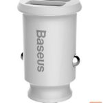 Autolaadijad Baseus  rain Car Charger mini car charger 2x USB 3.1A white (CCALL-ML02) White
