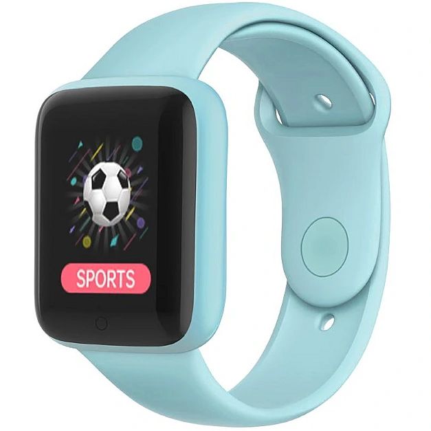 Fitness käevõru iWear M7 Smart & Fit Watch with Full Touch 1.3'' IPS Media control / HR / Blood pressure / Social Light Blue