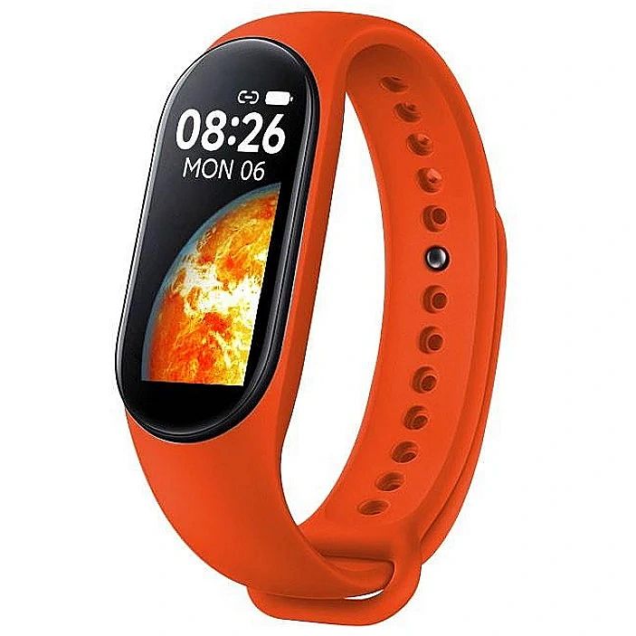 Fitness käevõru iWear SM7 Smart Bracelet 0.96'' TFT - Fitness Tracker IP67 with HR & Blood pressure / Social / Sleep Red