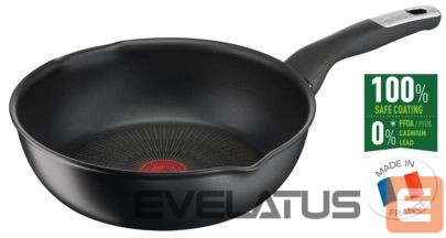Köögi jaoks TEFAL Multipan G2557572 Unlimited Pan Frying, Diameter 22 cm, Suitable for induction hob, Fixed handle, Black - Noir