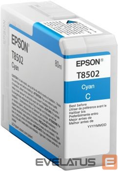 Tarvikud ja tarvikud EPSON T8502 Ink Cartridge, Cyan