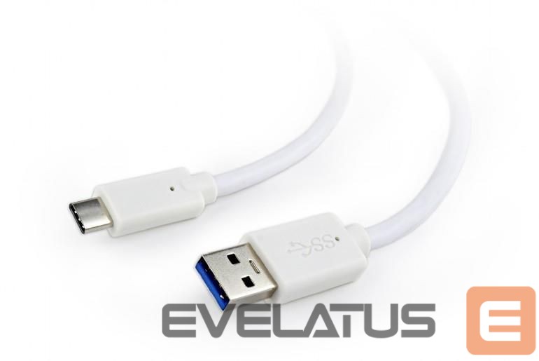 Kaabel Gembird CABLE USB-C TO USB3 0.1M WHITE/CCP-USB3-AMCM-W-0.1M