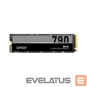 Kõvaketas SSD Lexar  SSD||NM790|512GB|M.2|PCIe Gen4|NVMe|Write speed 4400 MBytes/sec|Read speed 7200 MBytes/sec|2.45mm|TBW 500 TB|MTBF 1500000 hours|LNM790X512G-RNNNG 