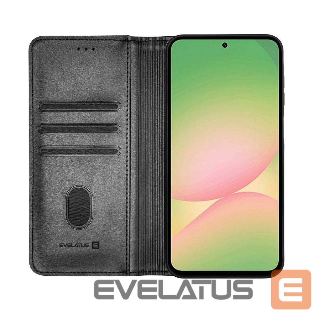 Kaaned - kaaned Evelatus Samsung Galaxy A57 Book Case Folio Black