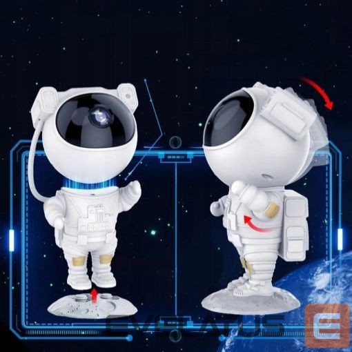 Laualamp iLike LED projection star light astronaut SM4 White