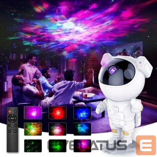 Laualamp iLike LED projection star light astronaut SM4 White
