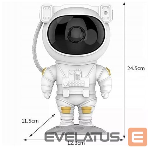 Laualamp iLike LED projection star light astronaut SM4 White