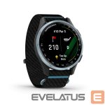 Nutikell Garmin  Approach J1
Cloud blue aluminium bezel with black/azure ComfortFit fabric band 