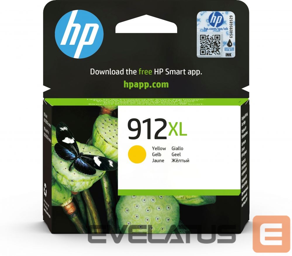 Printerid HP HP 912XL High Yield Yellow Ink